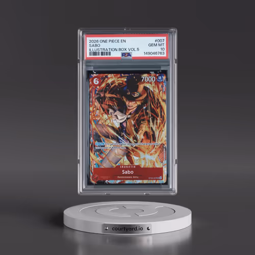 2026 One Piece Promos #007 Sabo - Illustration Box Vol.5 (PSA 10 GEM MINT)