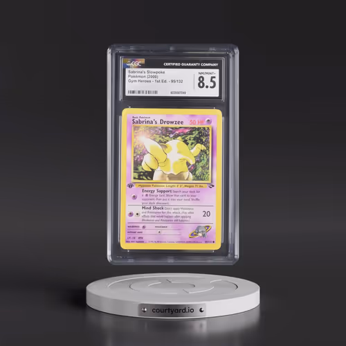 2000 Gym Heroes #95/132 Sabrina's Slowpoke - 1st Edition 1st Edition (CGC 8.5 NM-MT+)