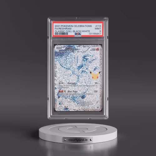 2021 Pokémon Celebrations Classic Collection #113 Reshiram - Full Art (PSA 9 MINT)