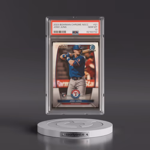 2023 Bowman Chrome National #21 Josh Jung (PSA 10 GEM MINT)