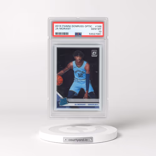 2019 Panini Donruss Optic #168 Ja Morant (PSA 10 GEM MINT)