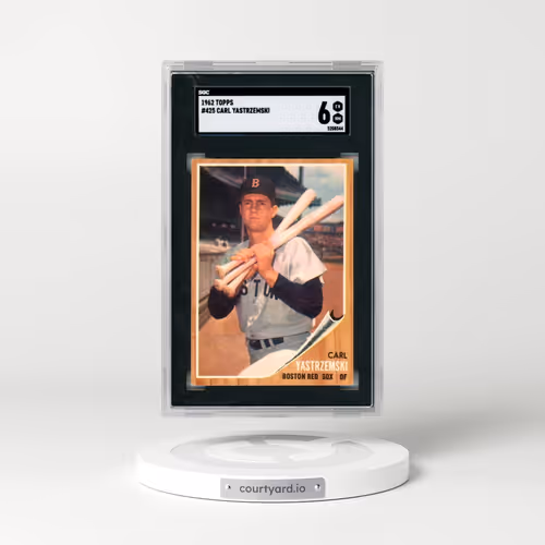 1962 Topps #425 Carl Yastrzemski (SGC 6 EX-MT)