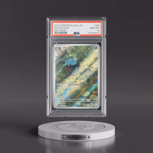 2023 Pokémon Sv2a-Pokemon 151 #166 Bulbasaur - Art Rare (PSA 10 GEM MINT)