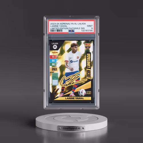 2023 Panini Adrenalyn XL Laliga Edicion Limitada Facsimile Signature Lamine Yamal (PSA 9 MINT)