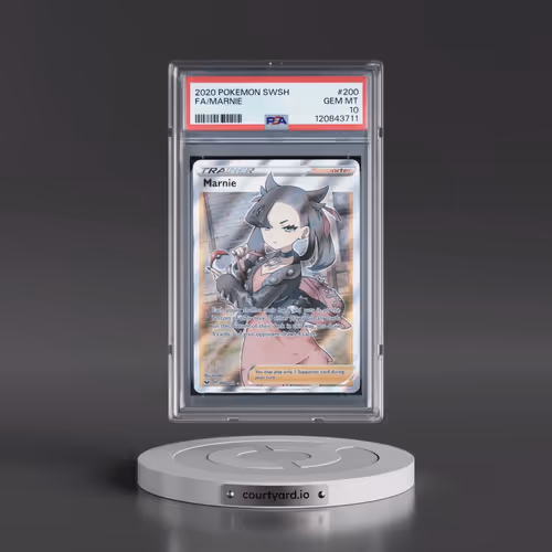 2020 Pokémon Sword & Shield #200 Marnie - Full Art (PSA 10 GEM MINT)