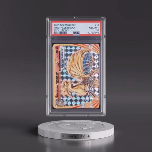 2016 Pokémon XY Evolutions #16 Ninetales Break (PSA 10 GEM MINT)