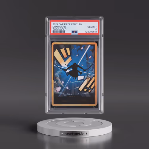 2024 One Piece PRB01-Premium Booster -One Piece Card the Best Don!! Card - Roronoa Zoro-Gold (PSA 10