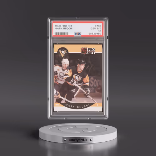 1990 Pro Set #239 Mark Recchi (PSA 10 GEM MINT)