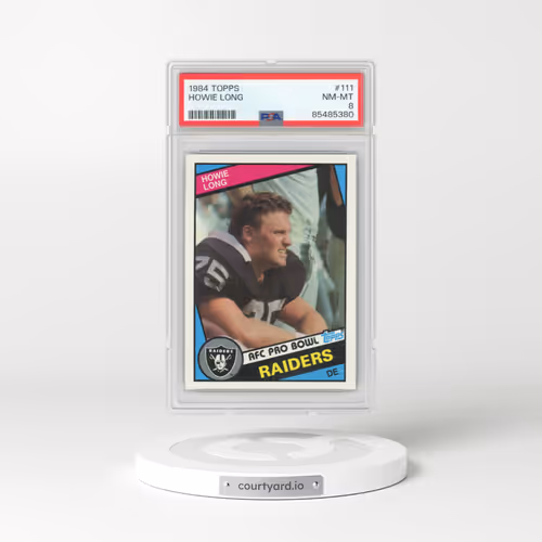 1984 Topps #111 Howie Long (PSA 8 NM-MT)