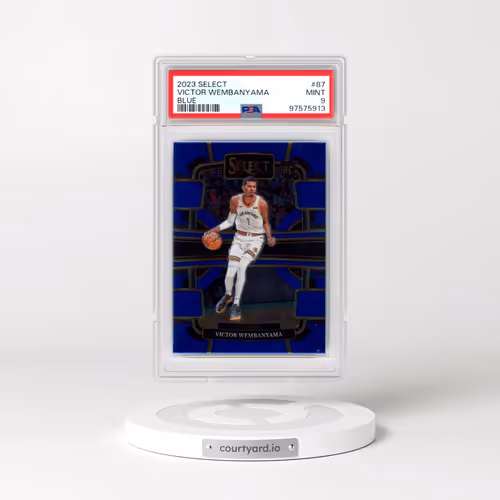 2023 Panini Select #87 Victor Wembanyama - Blue (PSA 9 MINT)
