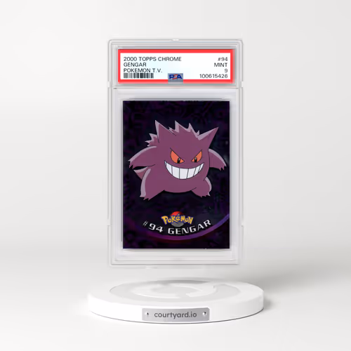 2000 Topps Chrome Pokémon T.V. #94 Gengar (PSA 9 MINT)