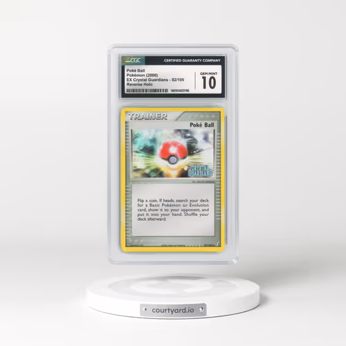 2006 EX Crystal Guardians #82 Poke Ball - Holo (CGC 10 GEM MINT)