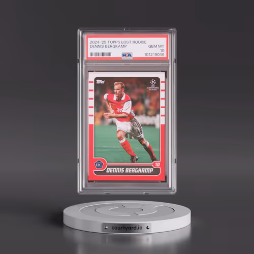 2024 Topps the Lost Rookie Cards Dennis Bergkamp (PSA 10 GEM MINT)