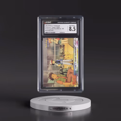 1999 Pokémon the First Movie #40 Like It Never Happened - Second Print (Black Topps Logo) (CGC 8.5 N