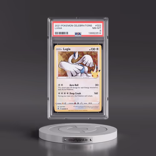 2021 Pokémon Celebrations #022 Lugia (PSA 8 NM-MT)
