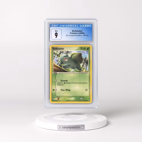 2006 EX Crystal Guardians #46/100 Bulbasaur (CGC 9 MINT)
