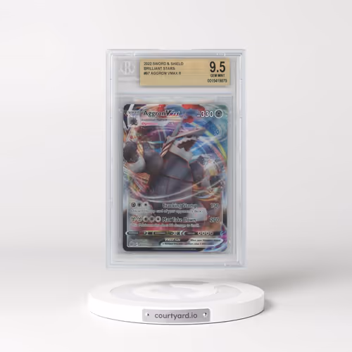 2022 Brilliant Stars #097 Aggron VMAX - Holo (BGS 9.5 GEM MINT)