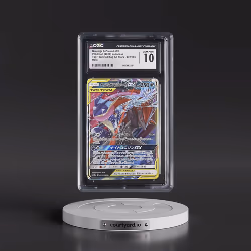2019 Tag Team GX: Tag All Stars #072/173 Greninja & Zoroark GX - Holo (CGC 10 GEM MINT)