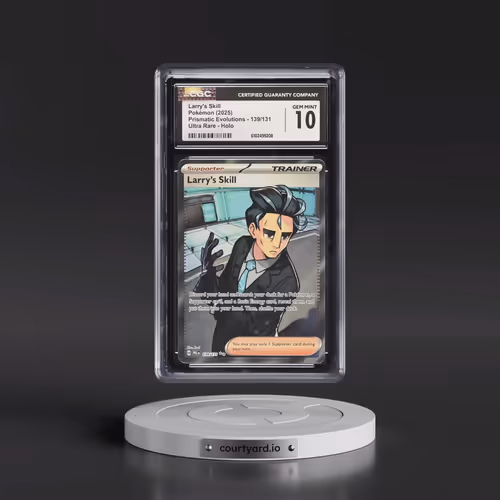 2025 Pokémon Pre EN-Prismatic Evolutions #139 Larry's Skill - Ultra Rare (CGC 10 GEM MINT)