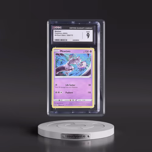 2022 Brilliant Stars #056/172 Mewtwo (CGC 9 MINT)