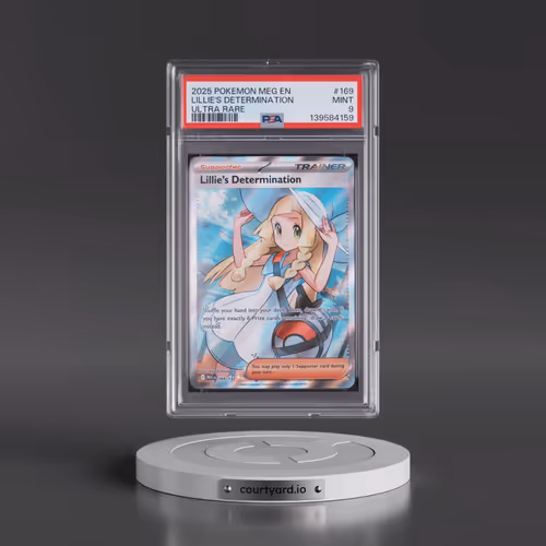 2025 Pokémon Meg EN-Mega Evolution #169 Lillie's Determination - Ultra Rare (PSA 9 MINT)