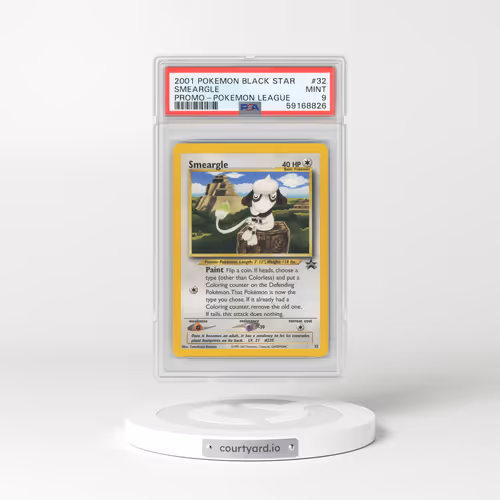 1999 Black Star Promos #32 Smeargle - Pokémon League (PSA 9 MINT)