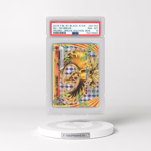 2016 Pokémon XY Black Star Promo #XY154 HO-Oh Break - Break Evolution Box (PSA 8 NM-MT)