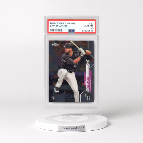 2020 Topps Chrome #67 Sam Hilliard (PSA 10 GEM MINT)