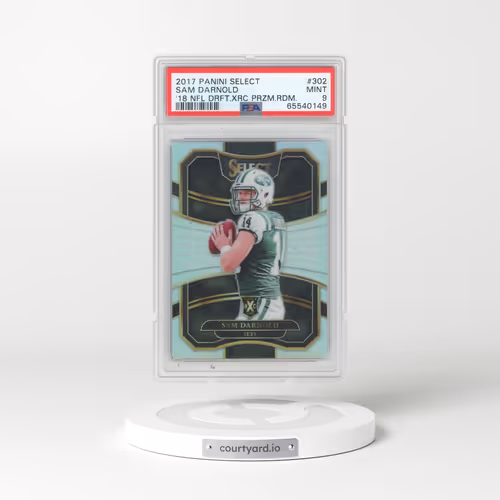 2017 Panini Select '18 NFL Draft Xrc Prizm Redemption #302 Sam Darnold (PSA 9 MINT)