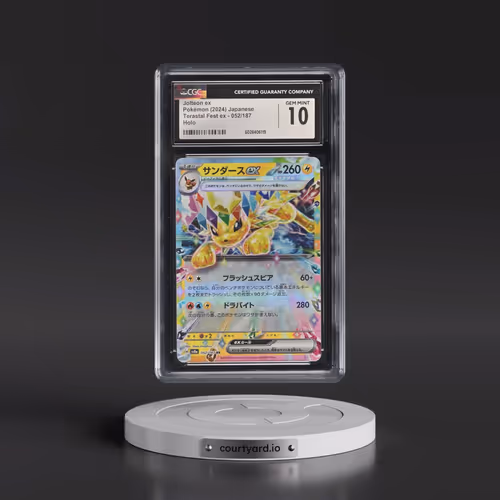 2024 Pokémon Sv8a-Terastal Fest EX #052 Jolteon EX - Holo (CGC 10 GEM MINT)