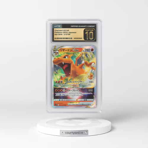 2022 Star Birth #015/100 Charizard VSTAR - Holo (CGC 10 PRISTINE)