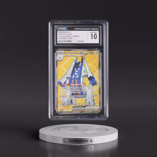 2024 Surging Sparks - SSP EN #224/191 Archaludon ex - Ultra Rare Holo (CGC 10 GEM MINT)