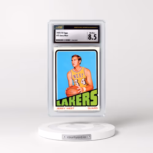 1972 Topps #75 Jerry West (CSG 8.5 NM-MT+)