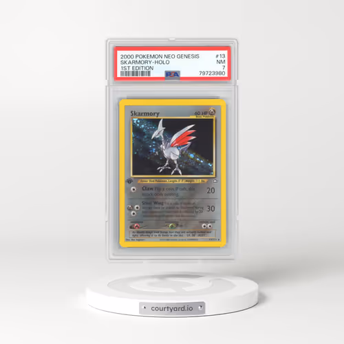 2000 Pokémon Neo Genesis #13 Skarmory - 1st Edition Holo (PSA 7 NM)