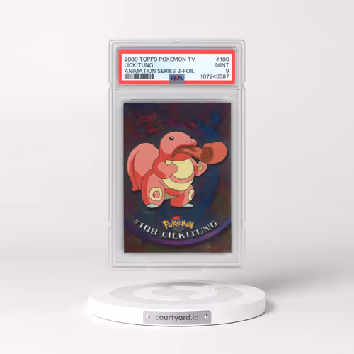 2000 Topps Pokémon TV Animation Series 2 #108 Lickitung - Foil (PSA 9 MINT)