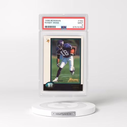 1998 Bowman #182 Randy Moss (PSA 9 MINT)