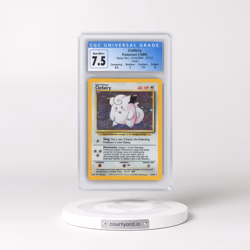 1999 Base Set #5/102 Clefairy - Holo (CGC 7.5 NM+)