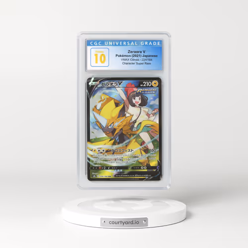 2021 Japanese VMAX Climax #224 Zeraora V - Full Art Holo (CGC 10 PRISTINE)