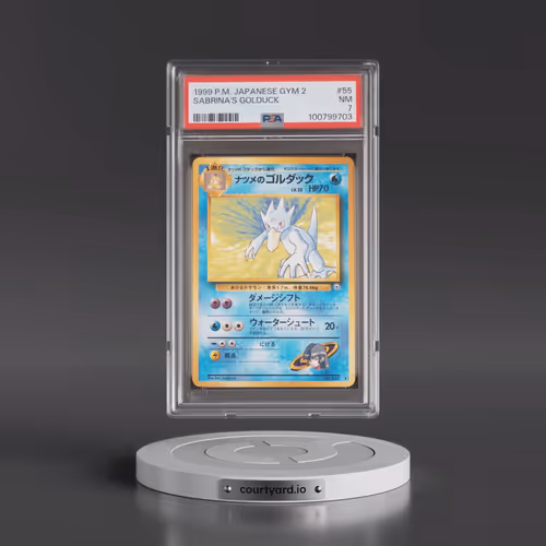 1999 Pokémon Gym 2 #55 Sabrina's Golduck (PSA 7 NM)