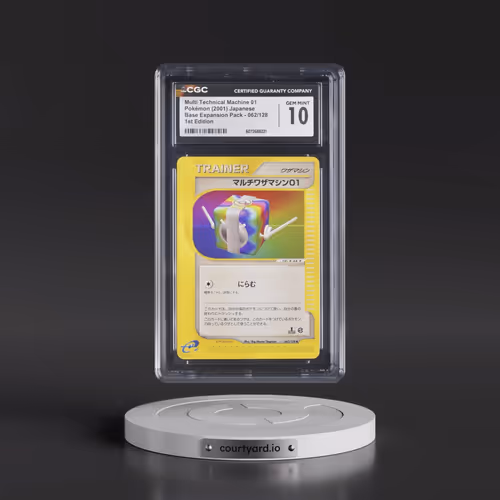 2001 Base Expansion Pack #062/128 Multi Technical Machine 01 - 1st Edition (CGC 10 GEM MINT)
