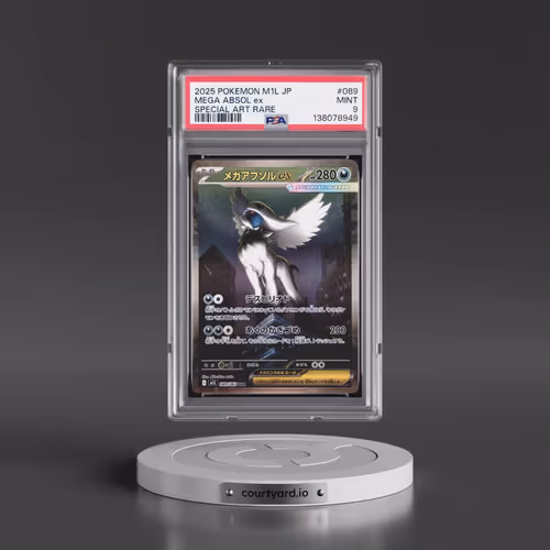 2025 Pokémon M1l-Mega Brave #089 Mega Absol EX - Holo Special Art Rare (PSA 9 MINT)