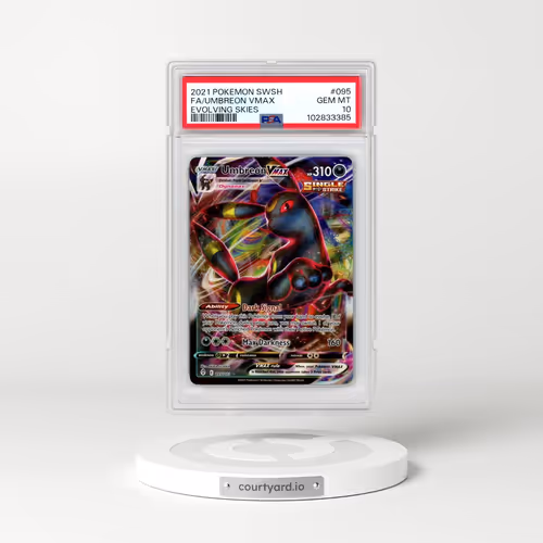 2021 Pokémon Sword & Shield Evolving Skies #095 Umbreon Vmax - Full Art (PSA 10 GEM MINT)