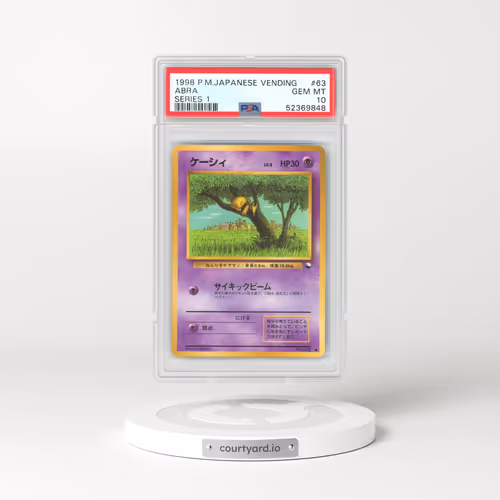1998 Japanese Vending #63 Abra - Series 1 (PSA 10 GEM MINT)