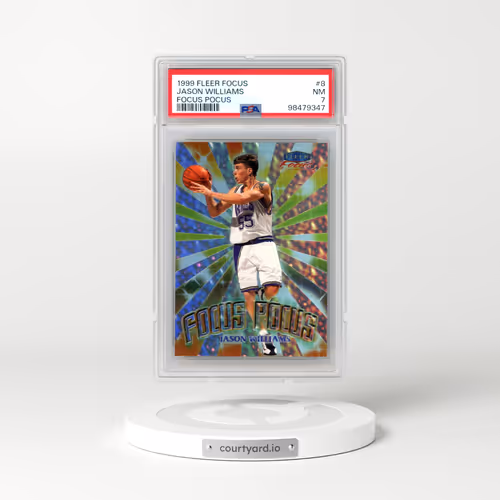 1999 Fleer Focus Focus Pocus #8 Jason Williams (PSA 7 NM)