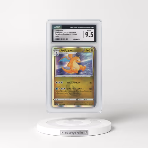 2022 Paradigm Trigger #072/098 Dragonite - Holo (CGC 9.5 MINT+)