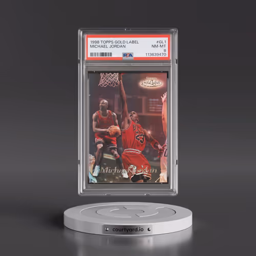 1998 Topps Gold Label #GL1 Michael Jordan (PSA 8 NM-MT)