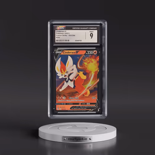 2019 Fusion Strike #043/264 Cinderace V - Holo (CGC 9 MINT)