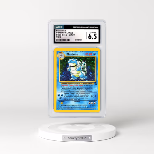 2000 Base Set 2 #2 Blastoise - Holo (CGC 6.5 EX-NM+)