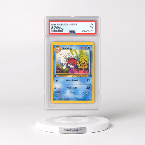 1999 Pokémon Jungle #46 Seaking - 1st Edition (PSA 7 NM)