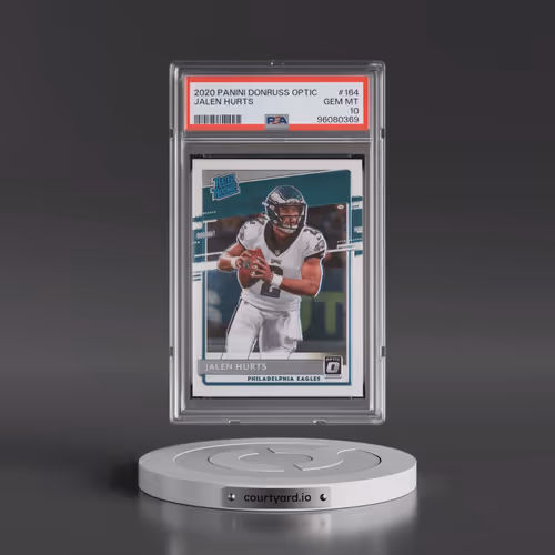 2020 Panini Donruss Optic #164 Jalen Hurts (PSA 10 GEM MINT)